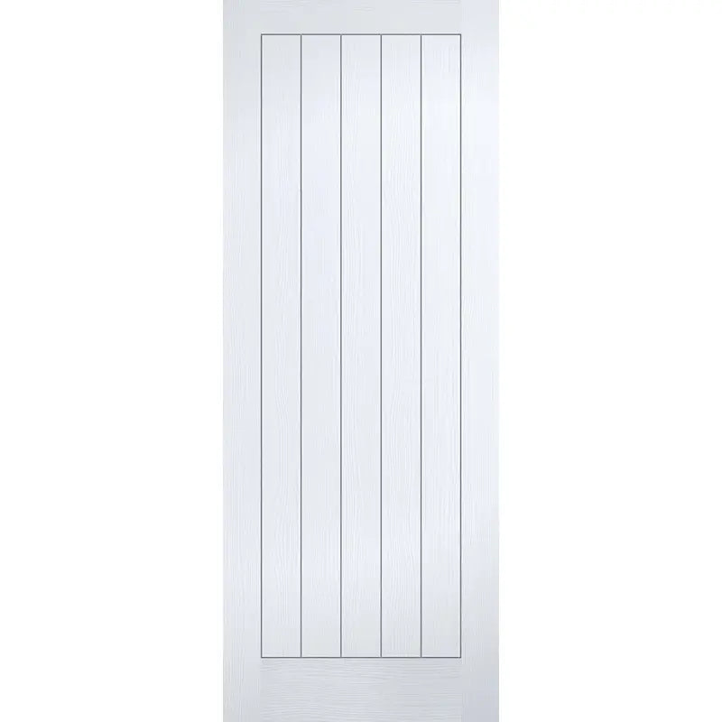 Vertical 5P Primed White Fire Door