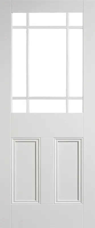 White Downham Unglazed 9 Light LPD Doors