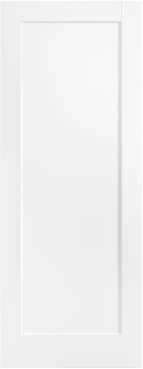 White Pattern 10 One Panel Fire Door LPD Doors