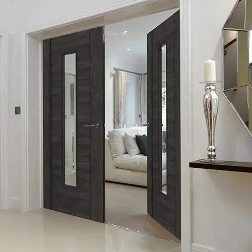 Alabama Dark Grey Glazed Internal Door JB Kind