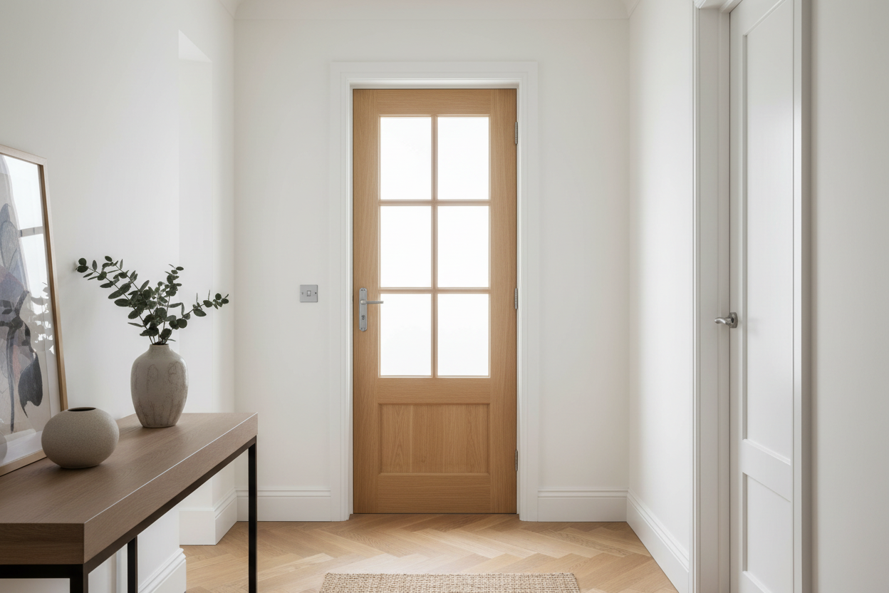 Hampstead 6 Light Oak - Hallway