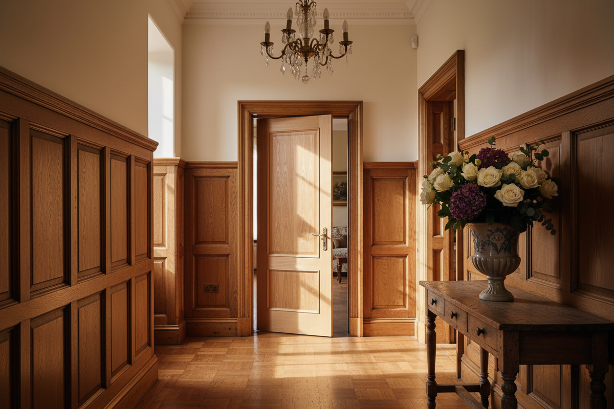 Iris 2 Panel Oak - Country House