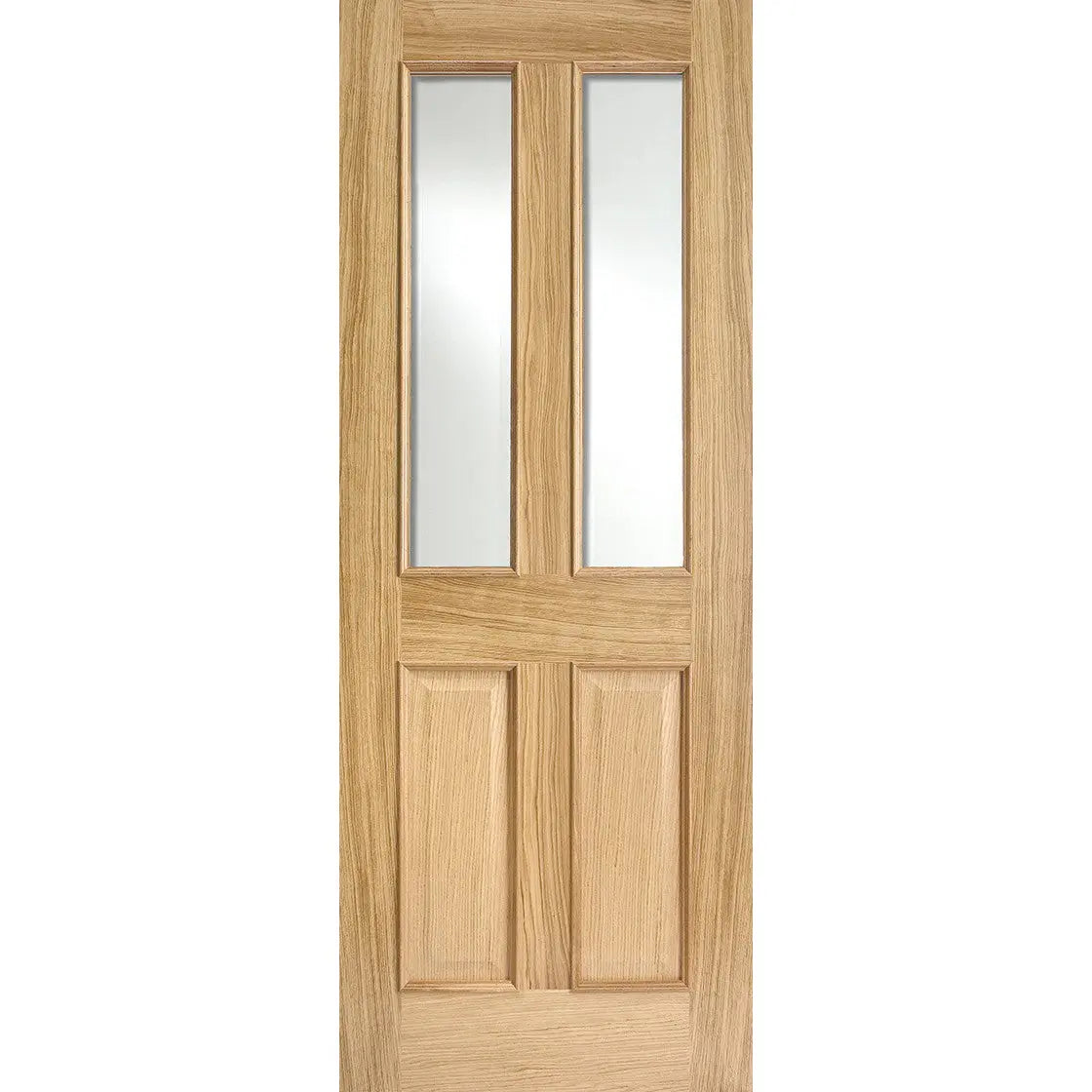Oak Richmond RM2S Clear Bevelled Glass LPD Doors