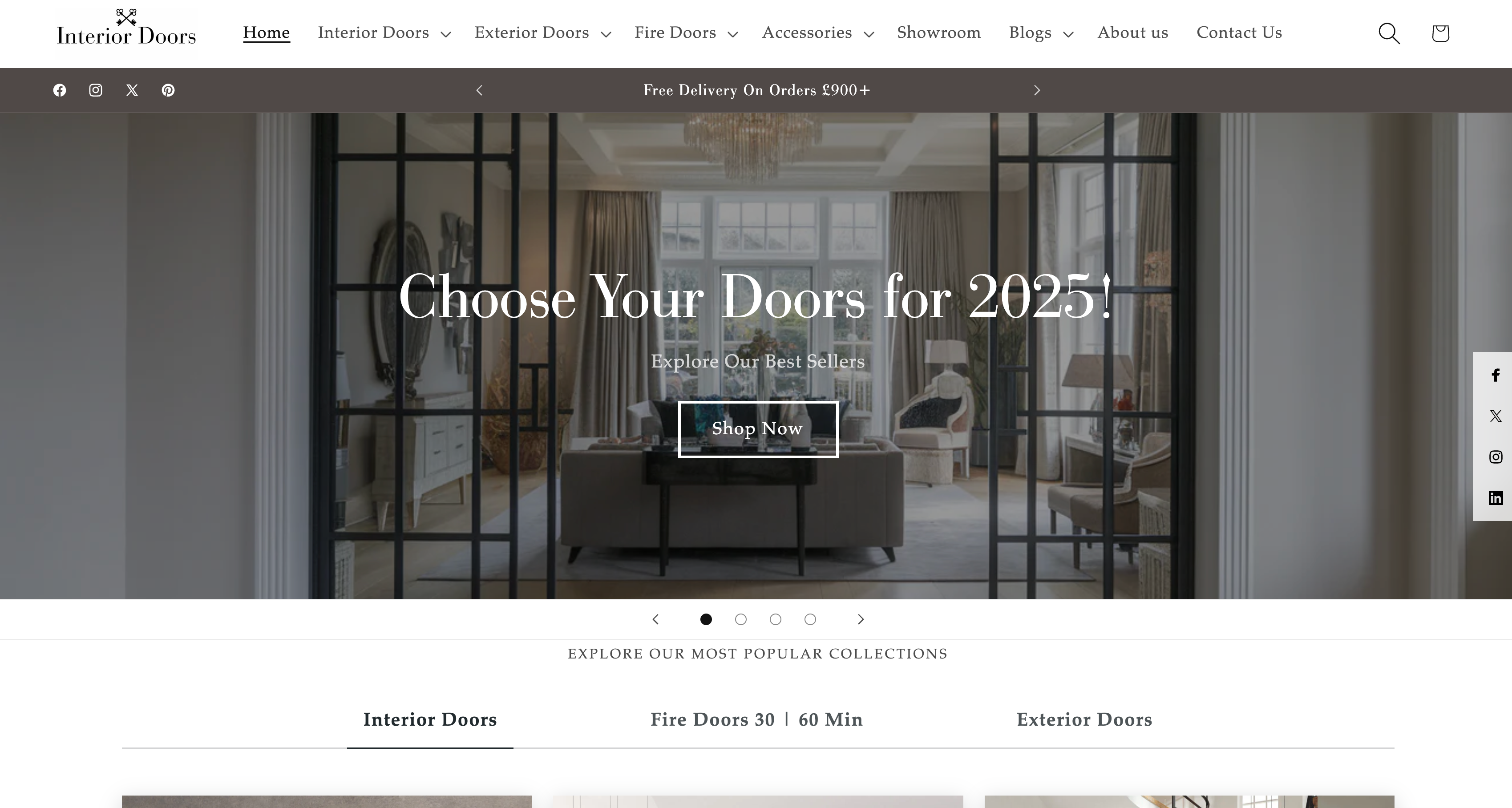 Interior doors