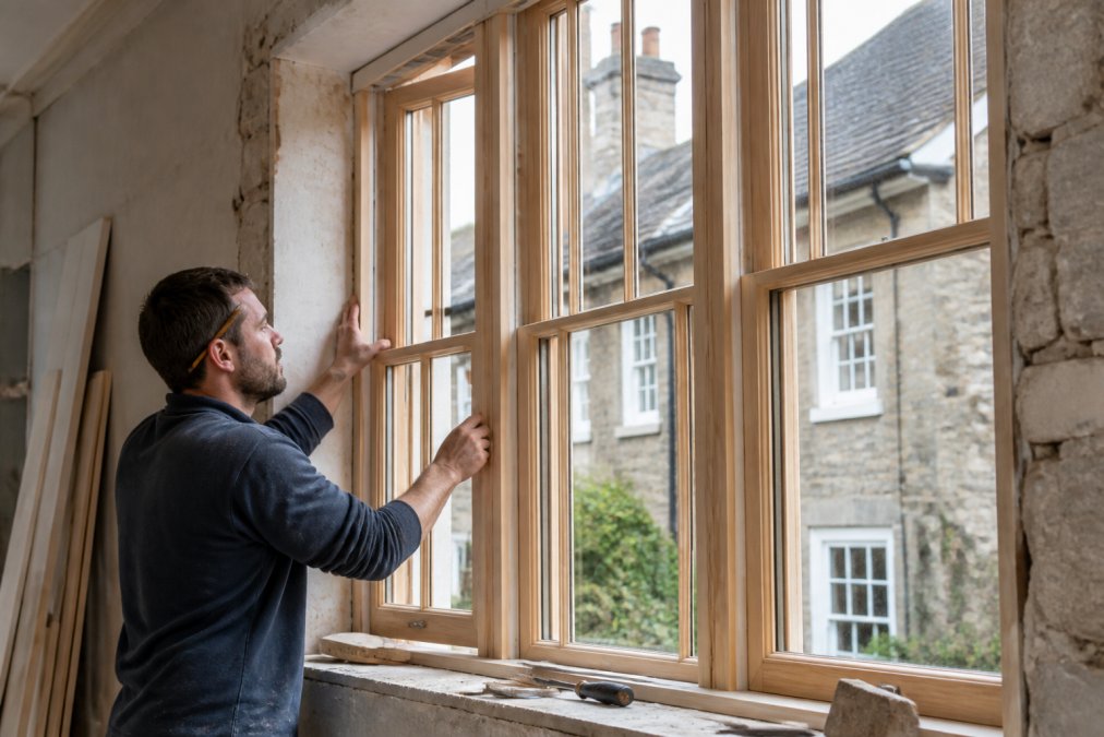 How to Install Custom Wooden Window Frames in Period Properties