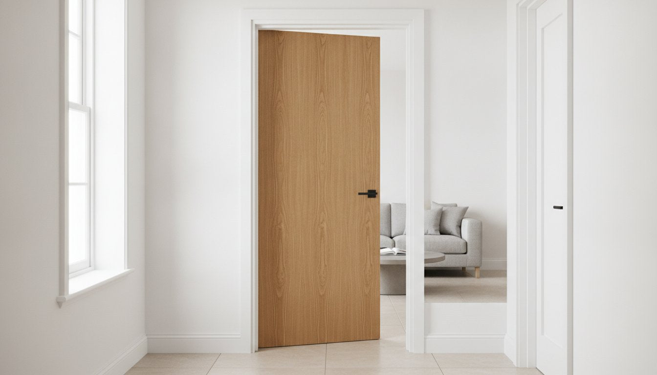 Oak Veneer Internal Doors vs. Solid Oak: The Homeowner’s Comparison Guide