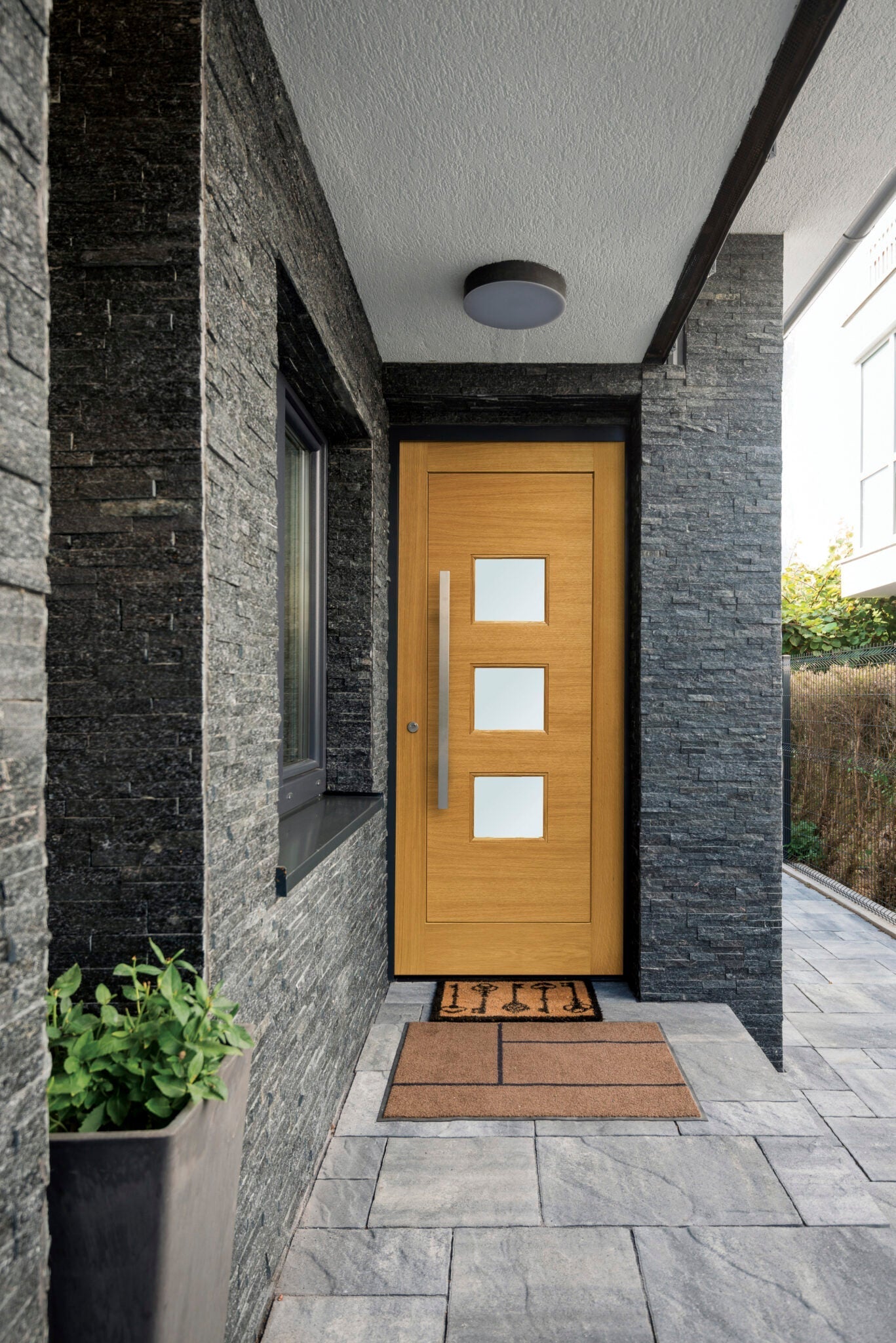 external oak door