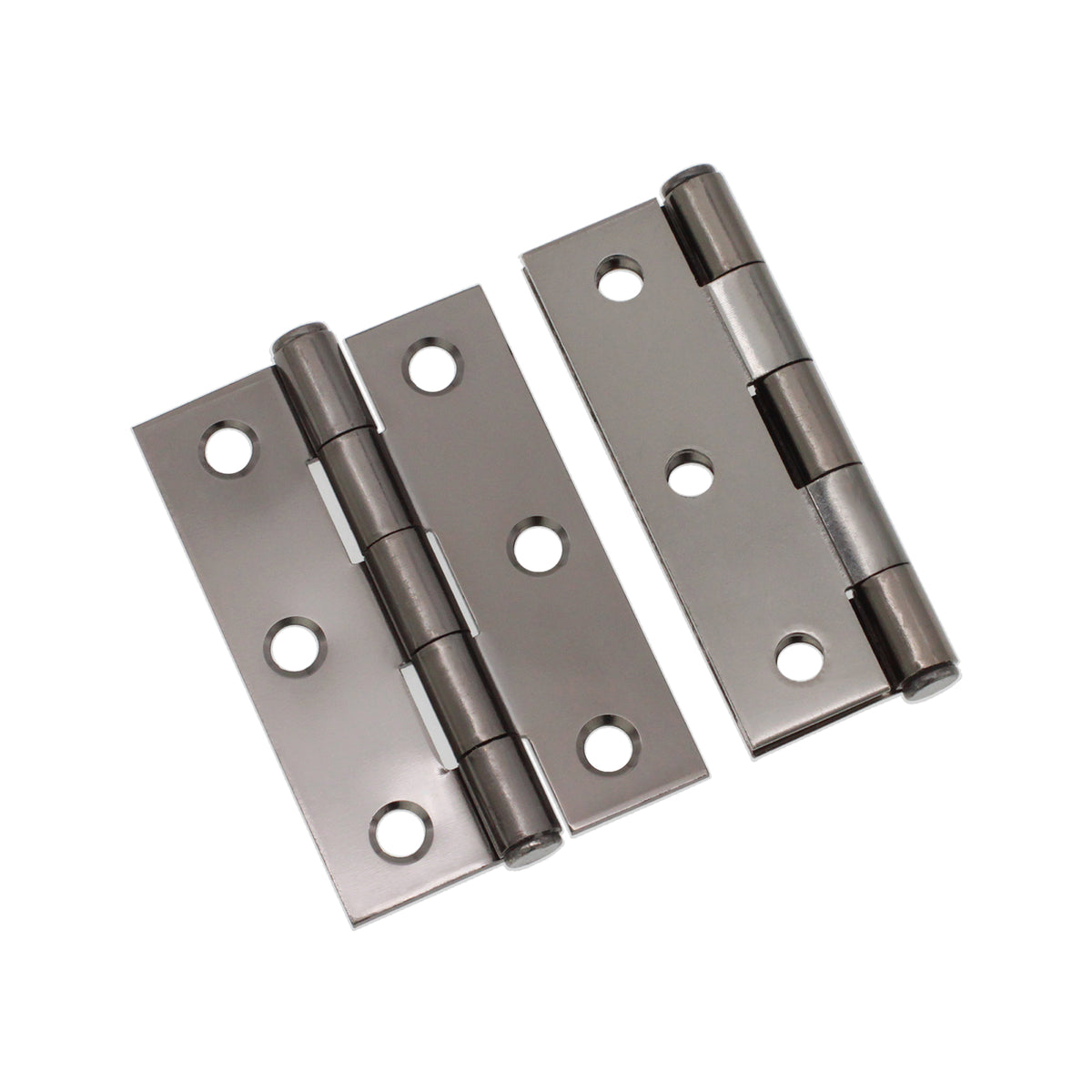 NON CE Mild Steel Butt Hinges - Black Nickel