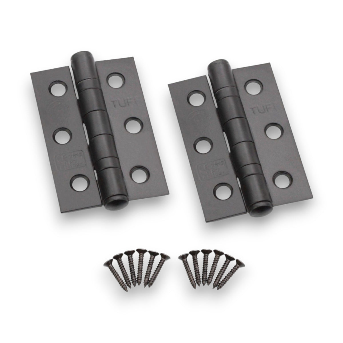 CE7 Mild Steel BB Butt Hinge - Matt Black