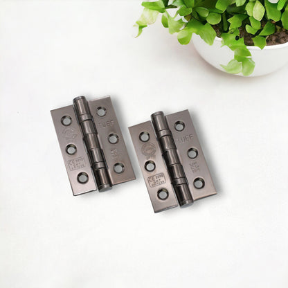 CE7 Mild Steel BB Butt Hinge - Black Nickel