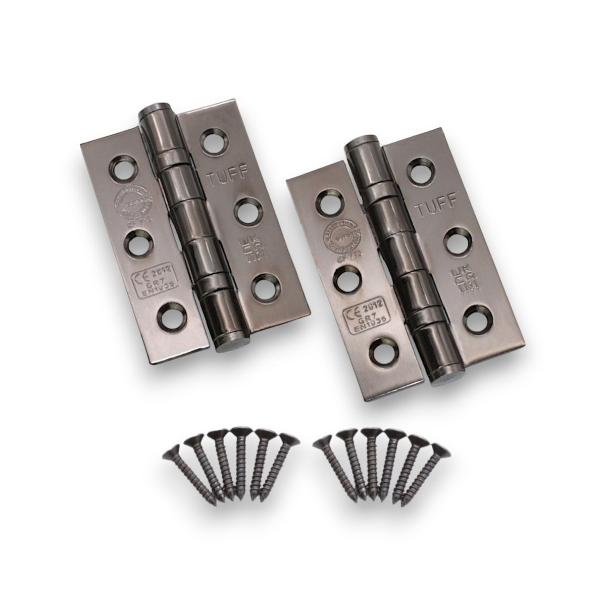 CE7 Mild Steel BB Butt Hinge - Black Nickel