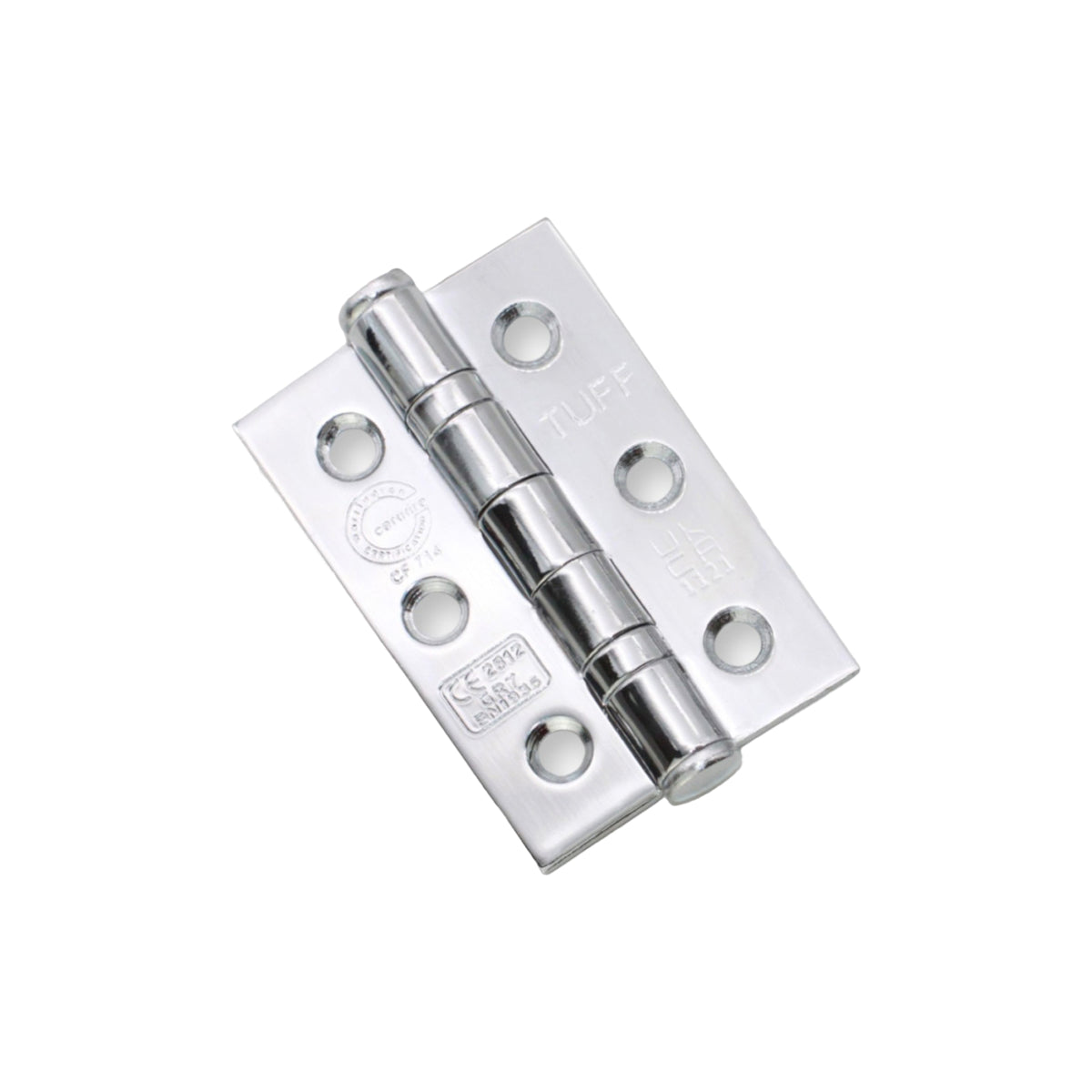 CE7 Mild Steel BB Butt Hinge - Polished Chrome