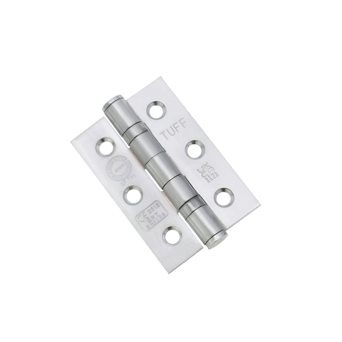 CE7 Mild Steel BB Butt Hinge - Satin Chrome