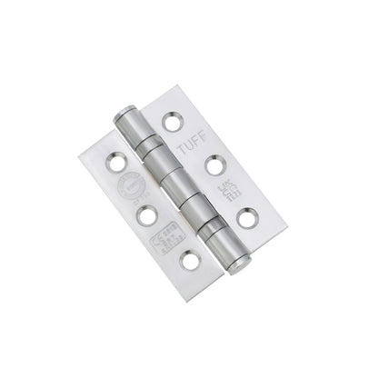 CE7 Mild Steel BB Butt Hinge - Satin Chrome