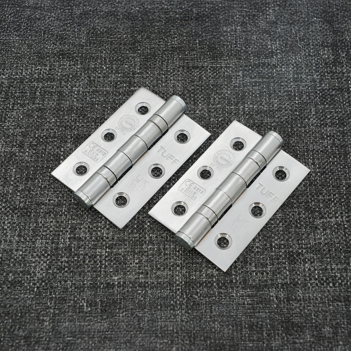 CE7 Mild Steel BB Butt Hinge - Satin Chrome