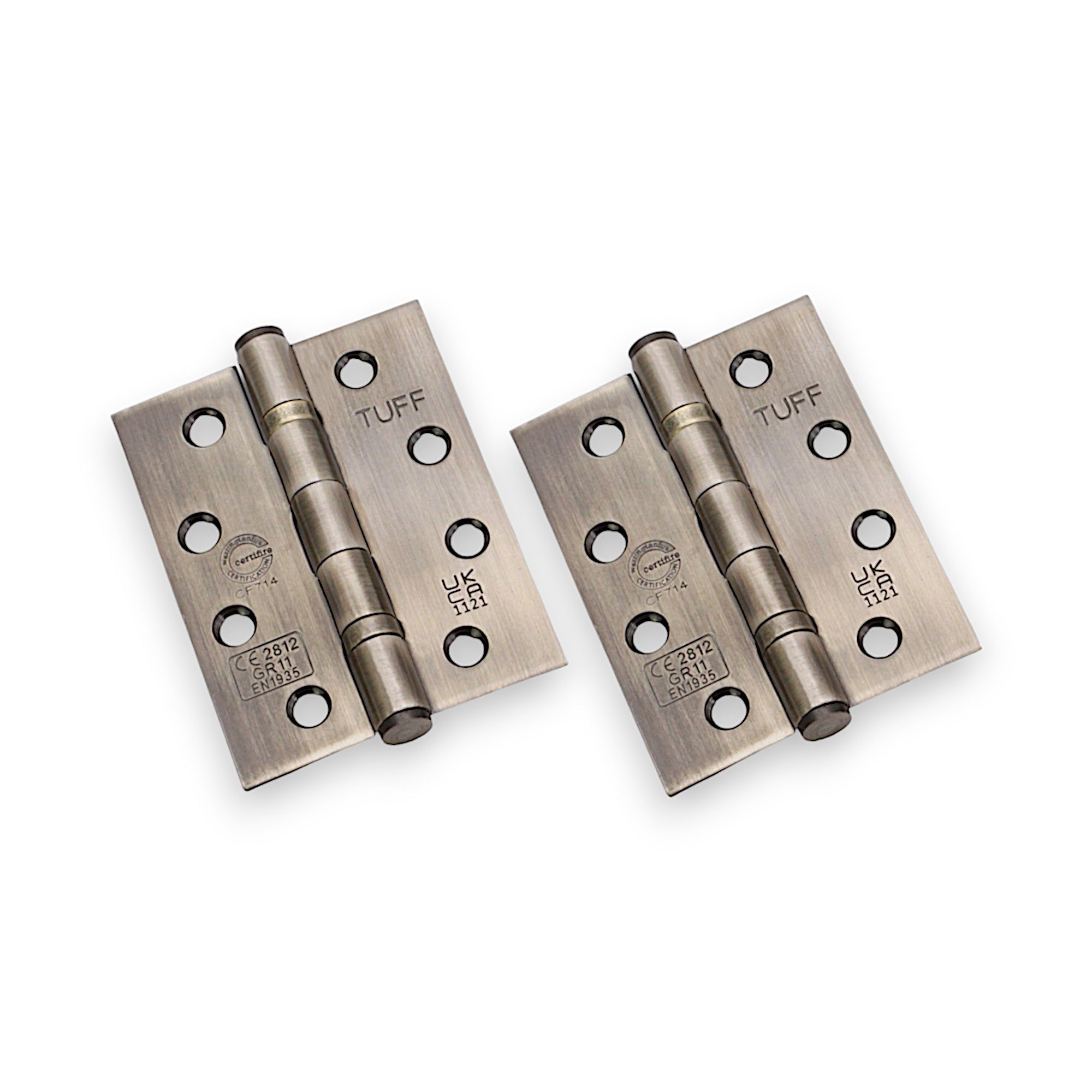 CE11 Mild Steel BB Butt Hinge - Antique Brass