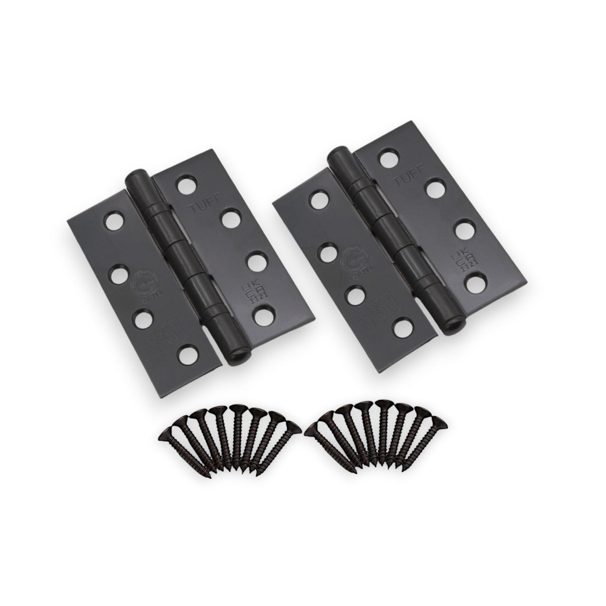CE11 Mild Steel BB Butt Hinge - Matt Black