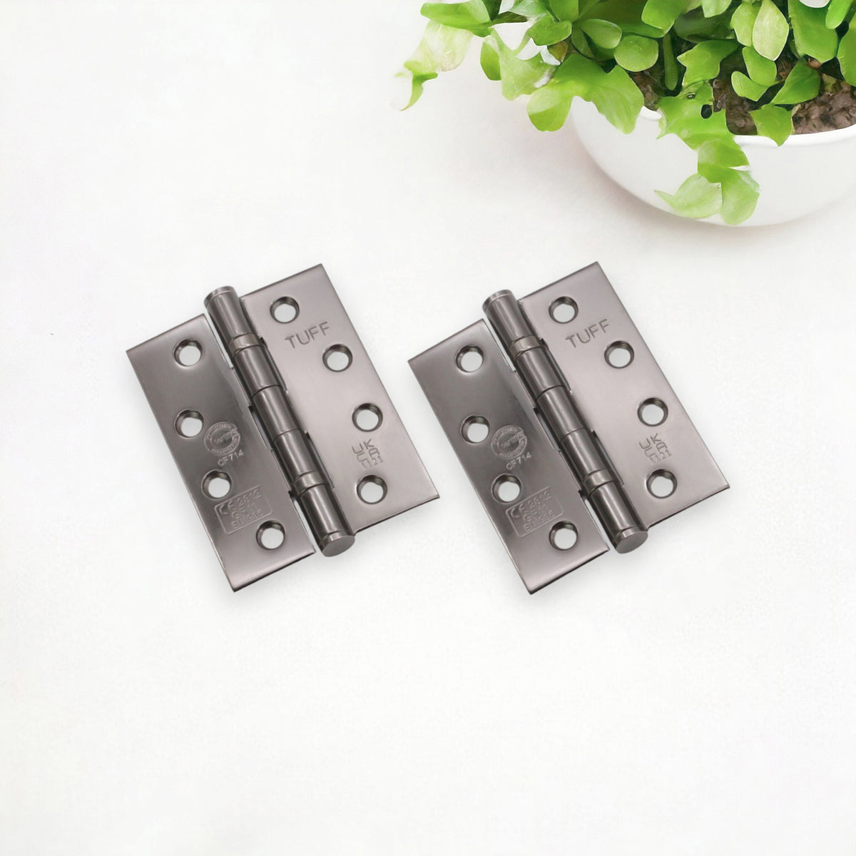 CE11 Mild Steel BB Butt Hinge - Black Nickel