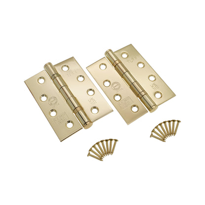 CE11 Mild Steel BB Butt Hinge - Electro Brass