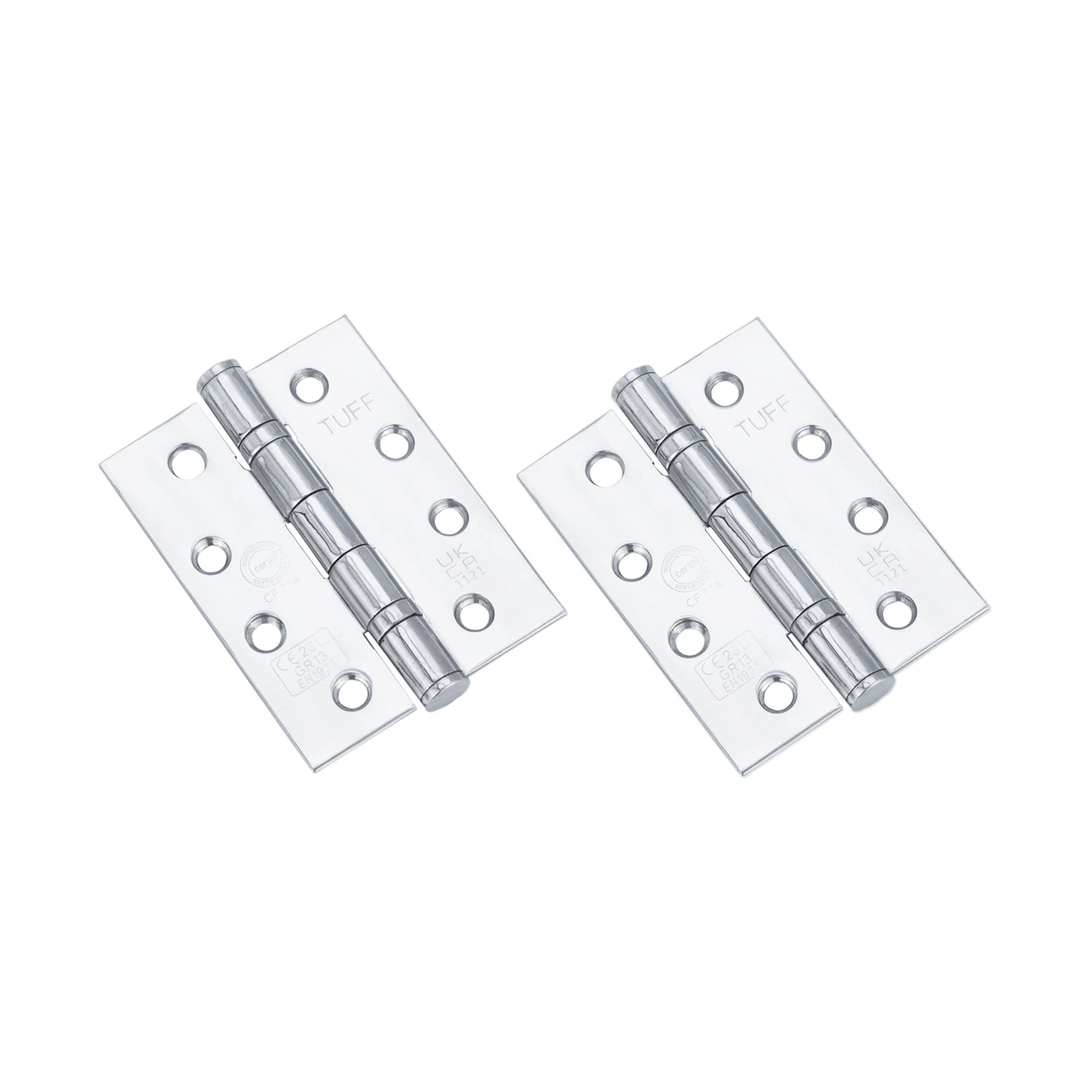 CE13 Stainless Steel BB Hinge - Polished Chrome