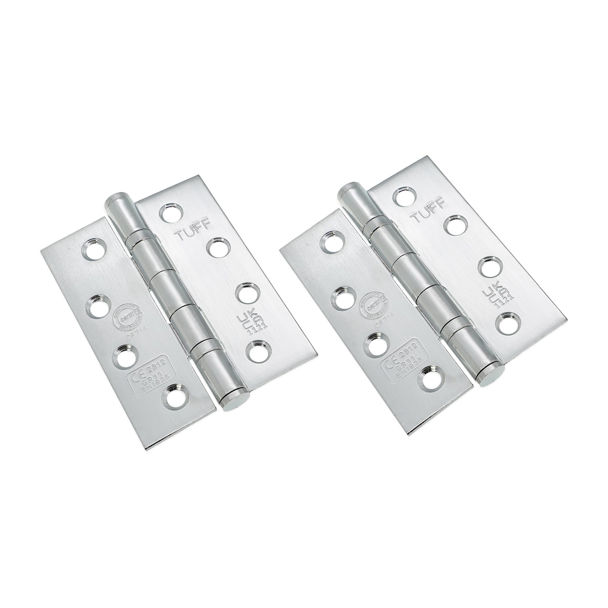CE11 Mild Steel BB Butt Hinge - Satin Chrome