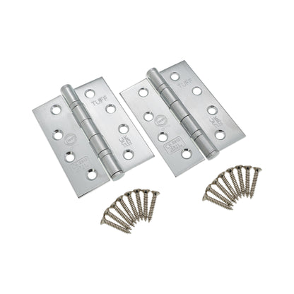CE11 Mild Steel BB Butt Hinge - Satin Chrome