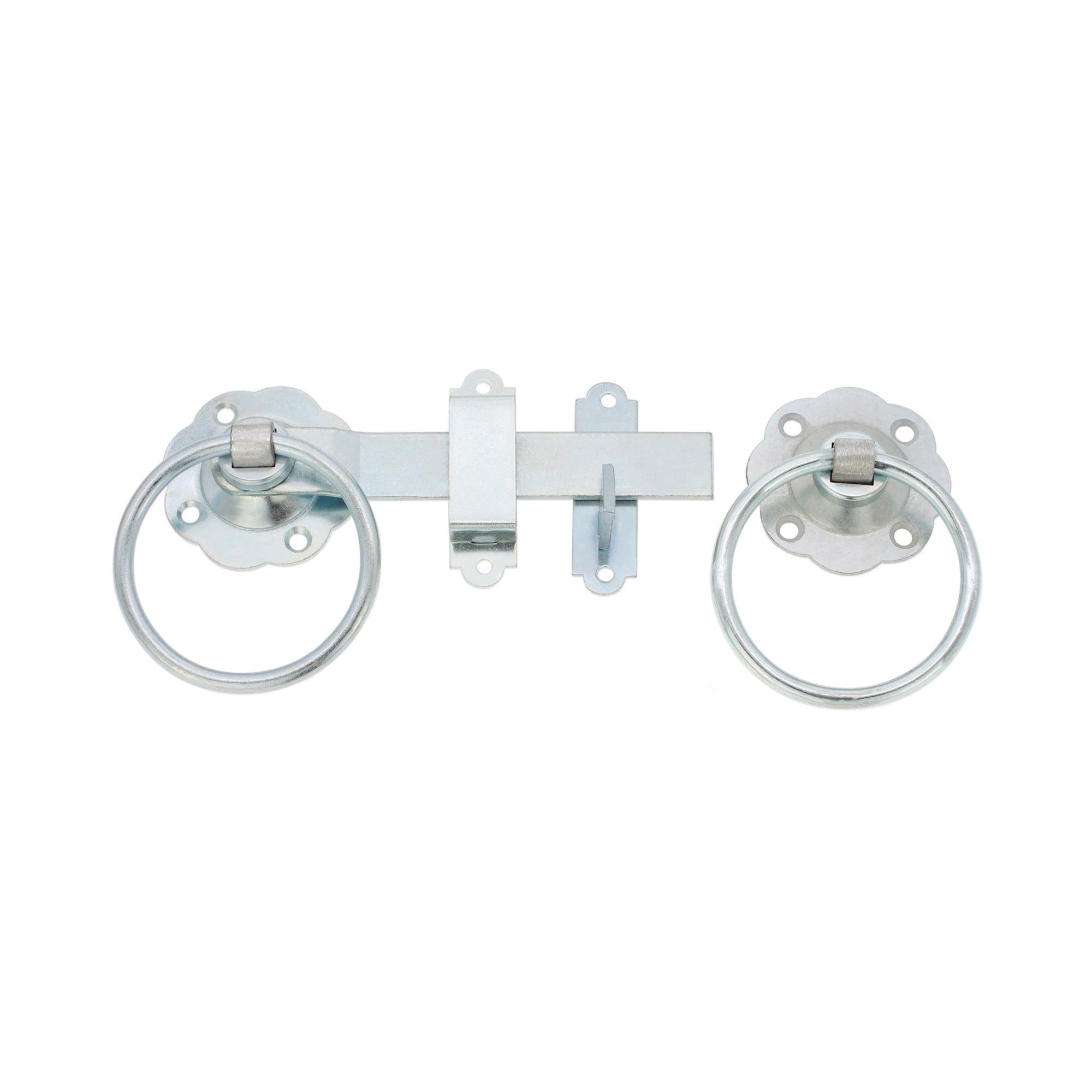 Ring Gate Latch - Plain Zinc