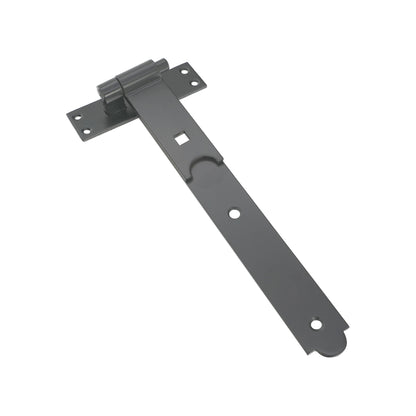 Hook and Band Hinge - Straight 12" - 300mm Black