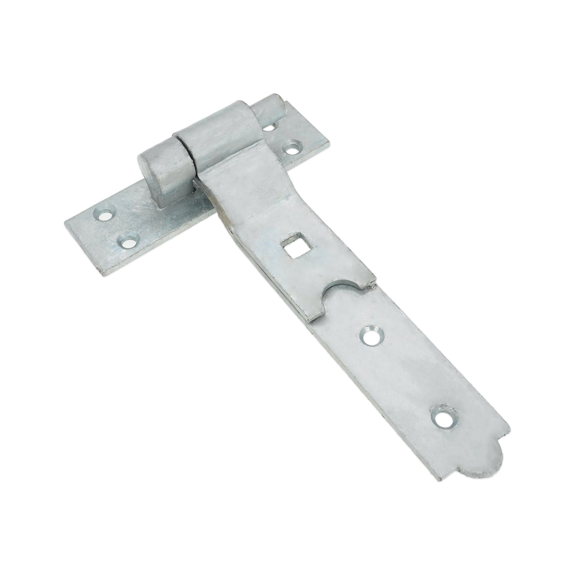 Hook and Band Hinge - Cranked 8" - 200mm Galvanised