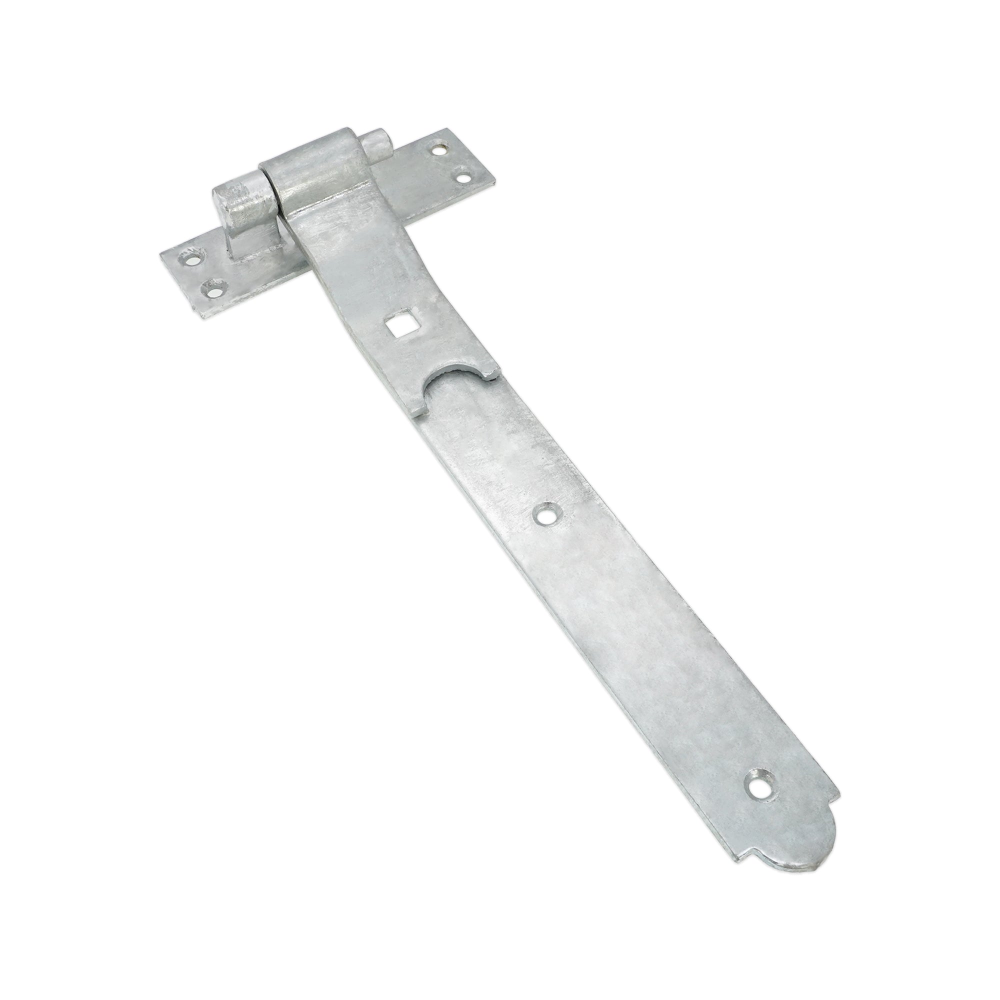 Hook and Band Hinge - Cranked 12" - 300mm Galvanised