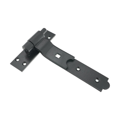 Hook and Band Hinge - Cranked 8" - 200mm Black