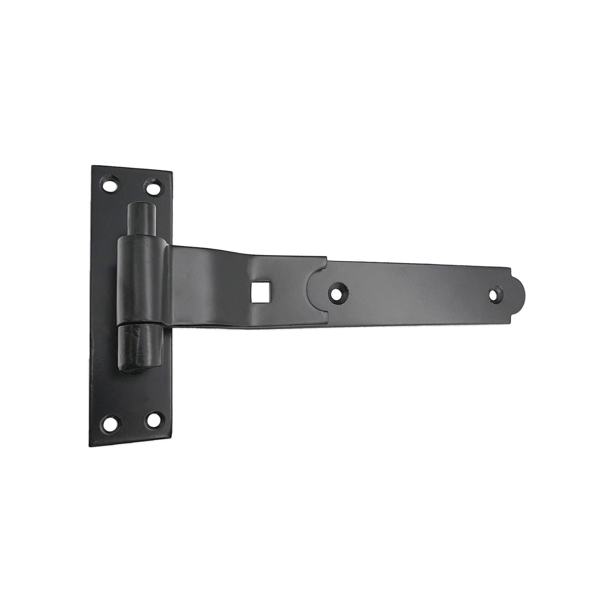 Hook and Band Hinge - Cranked 10" - 250mm Black