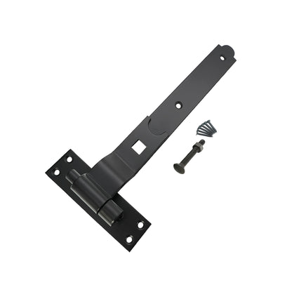 Hook and Band Hinge - Cranked 12" - 300mm Black