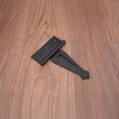 Decorative 4" Hinge Black