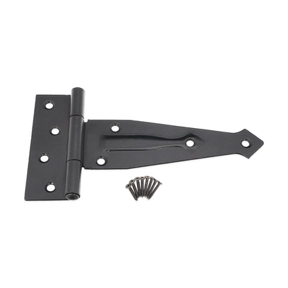 Decorative 6" Hinge Black