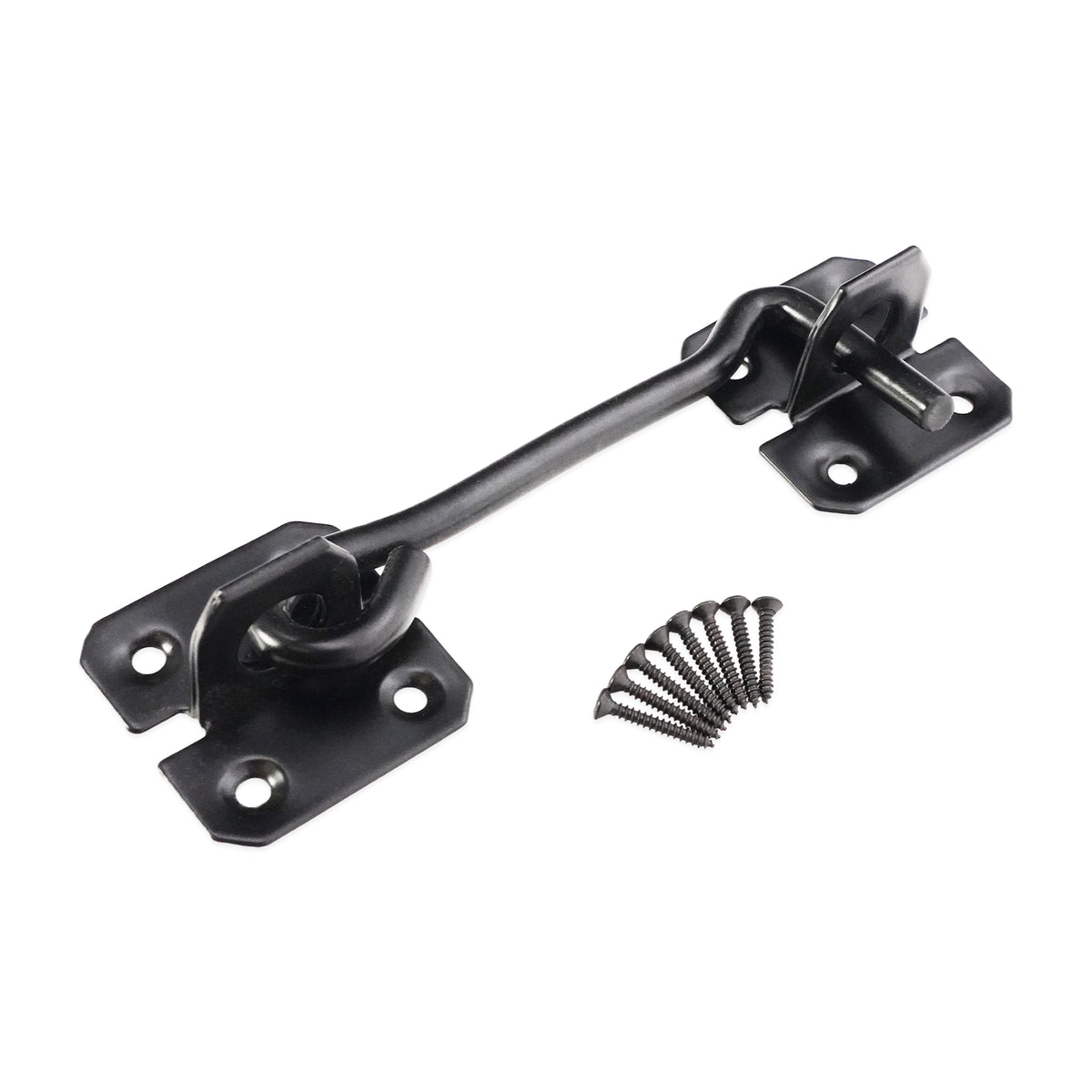 Iron cabin Hook Black 4" - 100mm