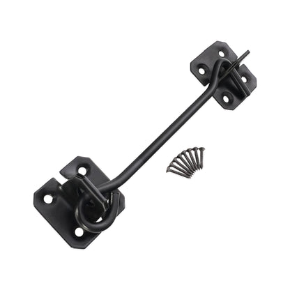 Iron cabin Hook Black 6" - 150mm