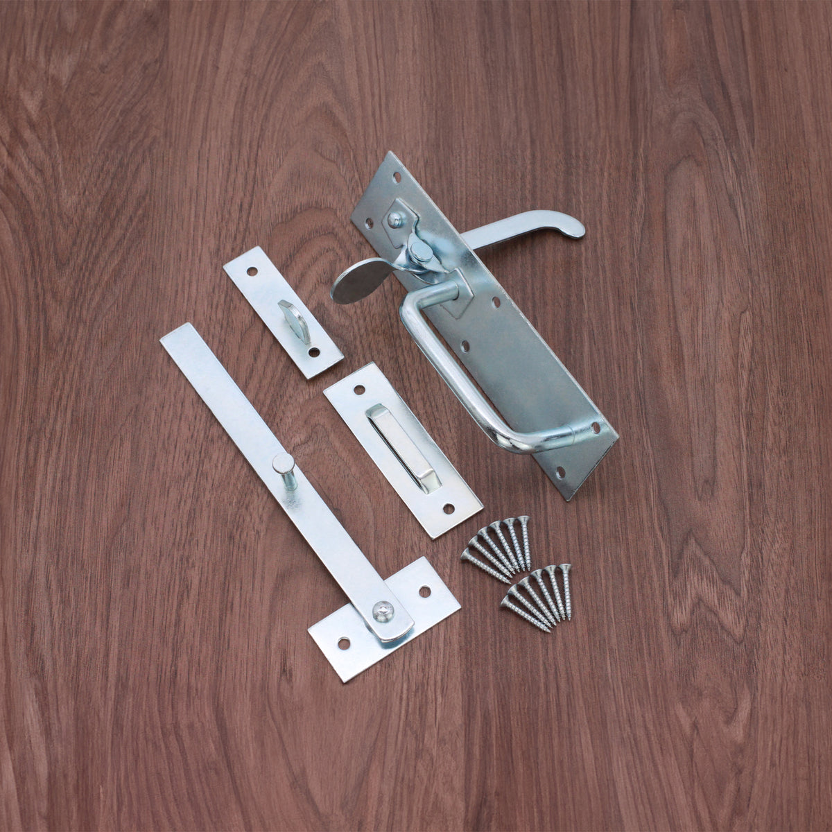 Iron Suffolk Latch Zinc