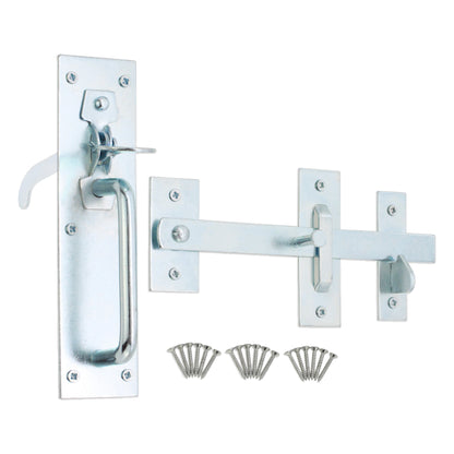 Iron Suffolk Latch Zinc