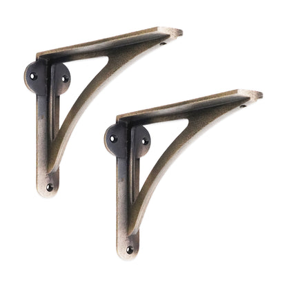 Victorian Ironbridge Shelf Bracket Matt Antique (Sold in Pairs)