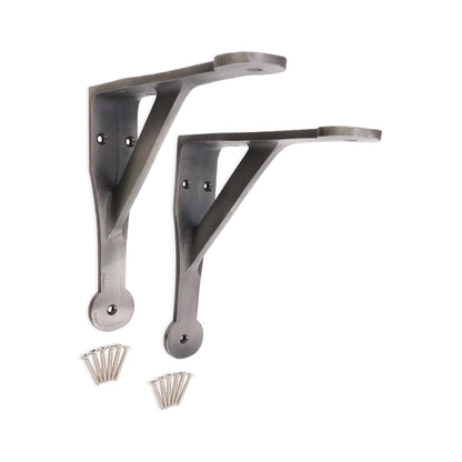 Penny Gallow Shelf Bracket Pewter (Sold in Pairs)