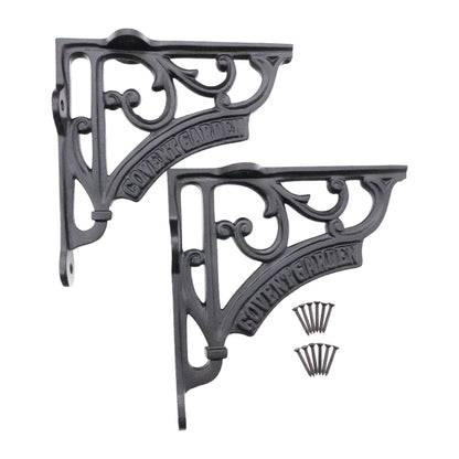 Covent Garden Shelf Bracket Black (Sold in Pairs)