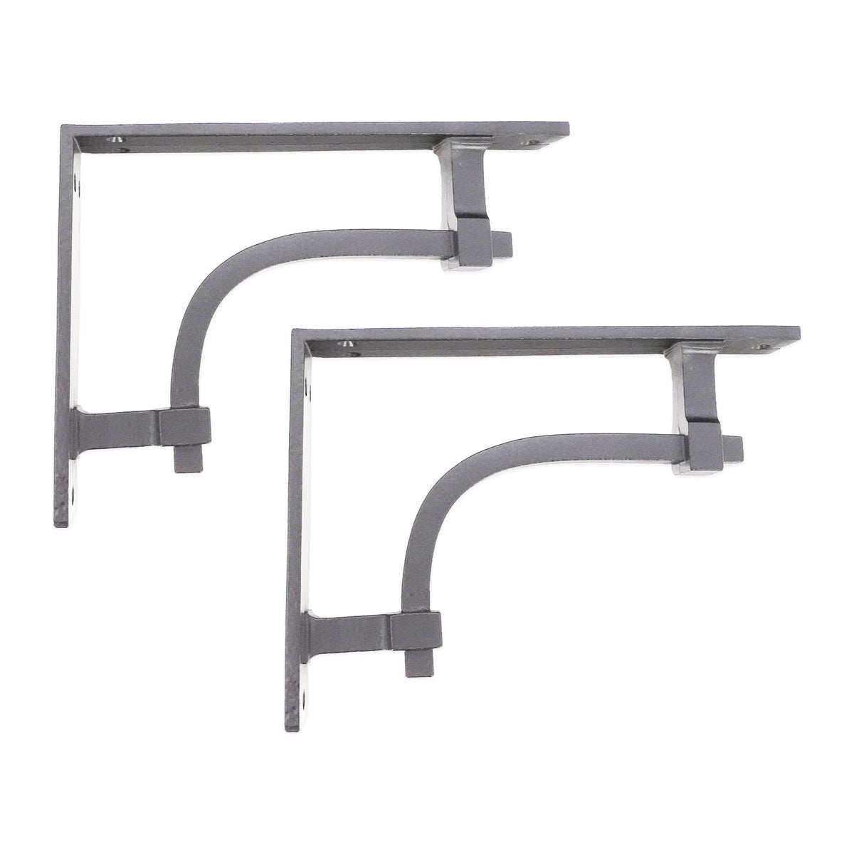Industrial Shelf Bracket Black (Sold in Pairs)