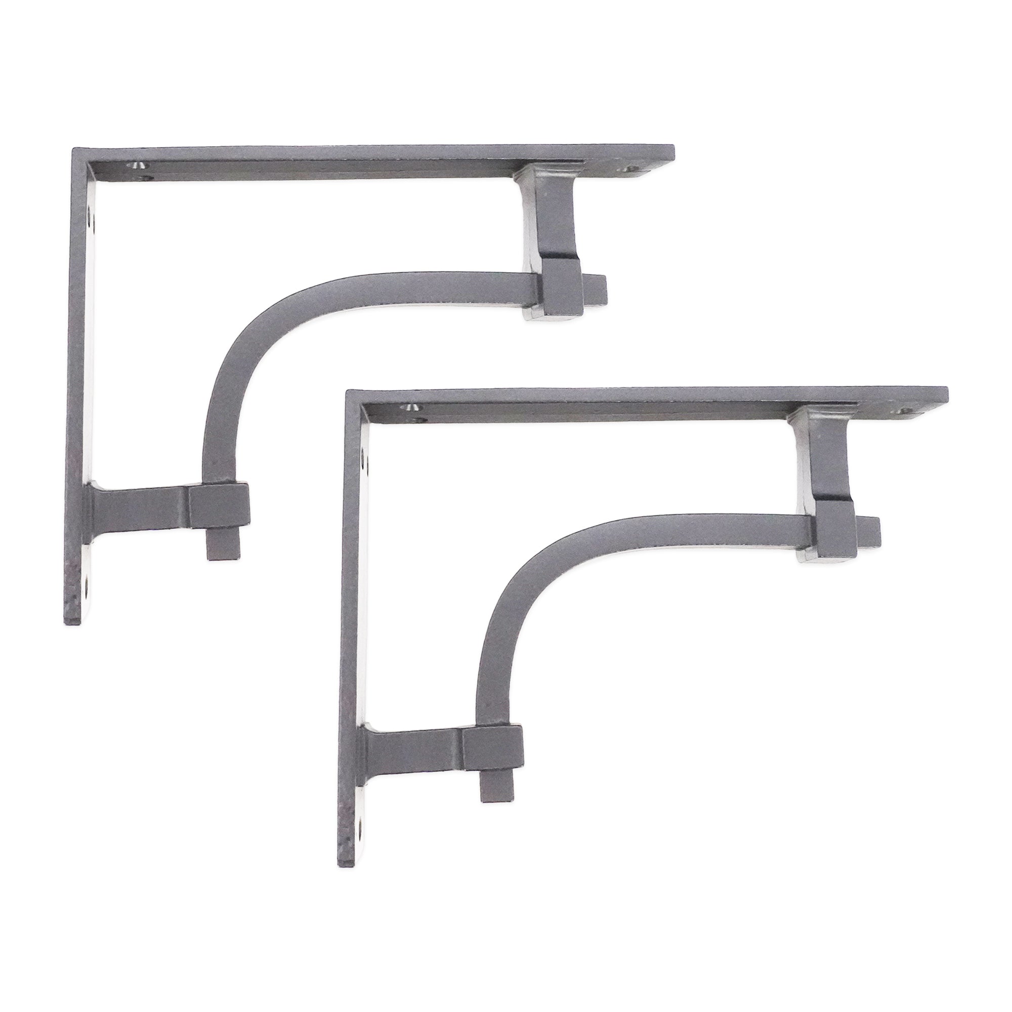 Industrial Shelf Bracket Black (Sold in Pairs)