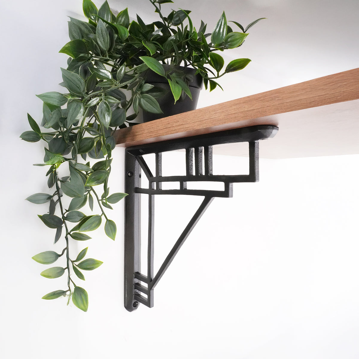 Art Deco Bracket Black (Sold in Pairs)