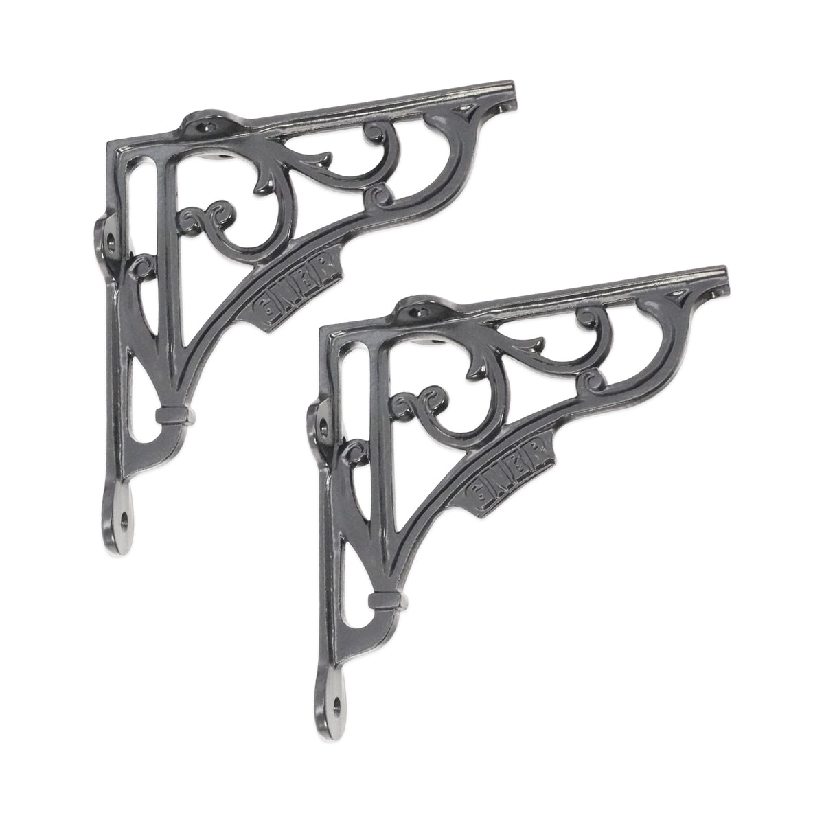 GNER Shelf Bracket Black 150x150mm (Sold in Pairs)