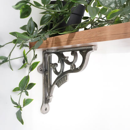 GNER Shelf Bracket Pewter 150x150mm (Sold in Pairs)
