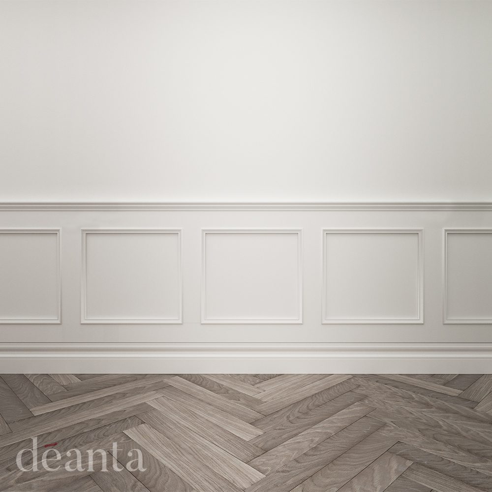 White Primed Balmoral Wall Panelling