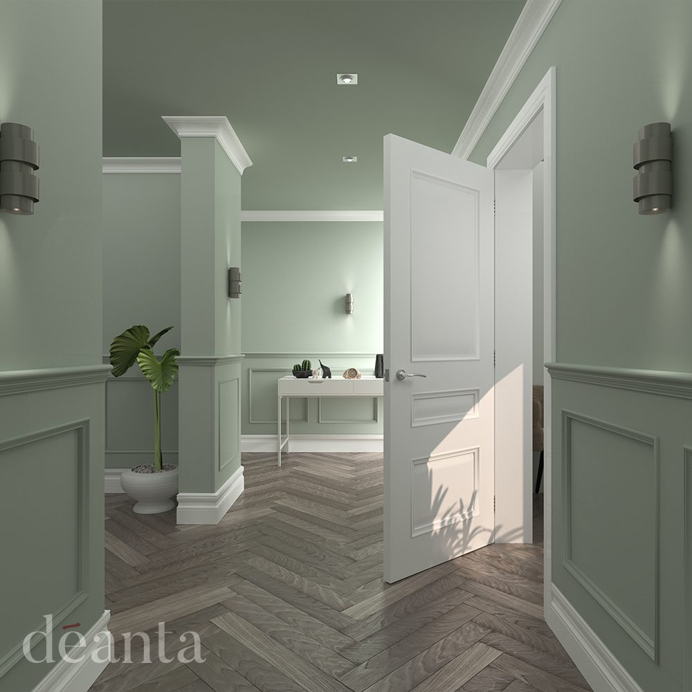 White Primed Balmoral Wall Panelling