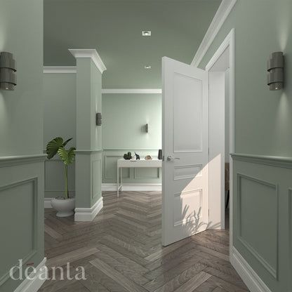 Balmoral White Primed Wall Panelling Lifestyle